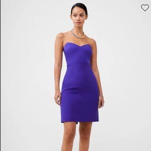 French Connection Sweetheart Dress Size 8 Purple